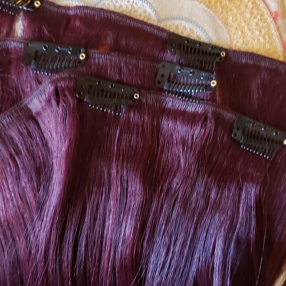 🆕️ Fun Warm Color Blends 💜❤ Real Human Hair Extensions - Picture 4 of 8